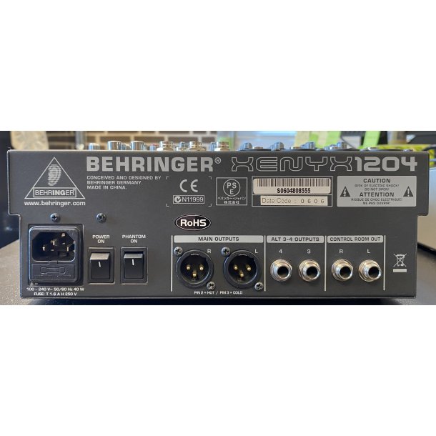 (BRUGT) Behringer Xenxy 1204
